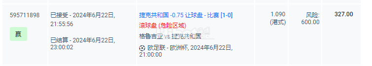 滚球追一手欧洲杯的捷克共和国让球收了