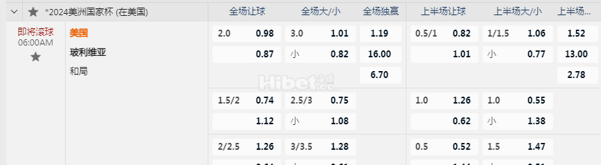 2024梅州国家杯6:00AM 美国 玻利维亚