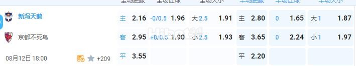 日职 新泻天鹅 VS 京都